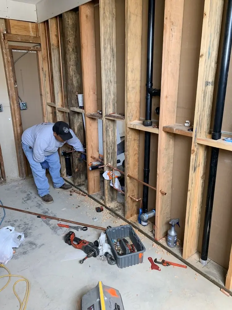 Commercial rough-in plumbing for Trenchless Sewer Repair in Calhoun Lake